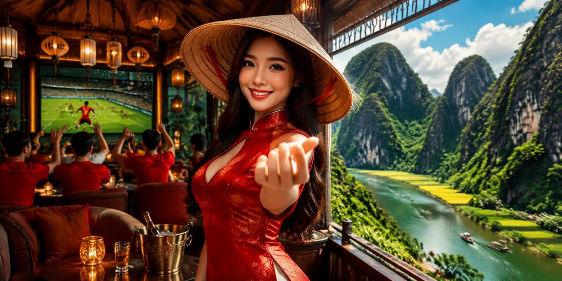 Người dùng tại Ninh Bình đặt cược thể thao an toàn qua điện thoại với nón lá truyền thống