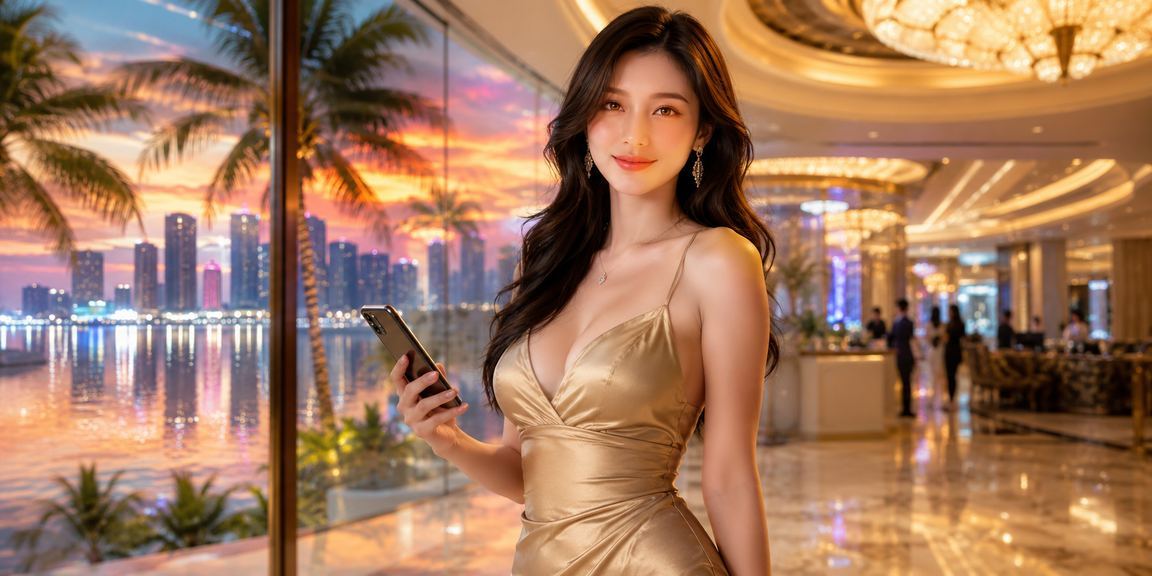 Du khách trải nghiệm casino trên điện thoại tại lễ hội Phú Quốc với không khí sôi động
